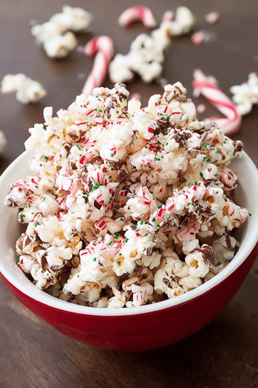 Sweet & Crunchy Treat: Quick Peppermint Bark Popcorn Delight